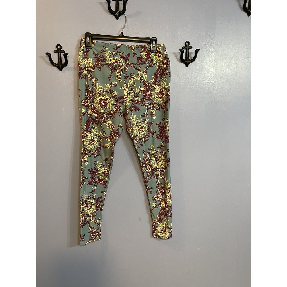 LuLaRoe Tall & Cruvy Floral Leggings